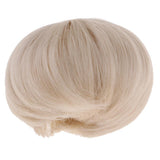 Maxbell 1/8 Mini BJD Doll Hair Artificial Mohair Wig 5-6inch for Dollfie MSD DZ MDD Doll Customized Accessories - Aladdin Shoppers