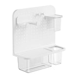 Maxbell Bathroom Storage Shelf Household Pegboard Panel for Bathroom Entry Dormitory