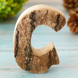Handcraved Wooden Letters Door Numbers Alphabet Letter Floating Adress Name C