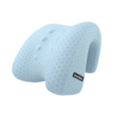 Maxbell Headrest Pillow for Chair Removable Cover Neck Rest Pillow for Travel Office blue