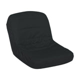 Maxbell Lawn Mower Seat Cover Comfortable Sturdy Heavy Duty for 12.5''-14'' Backrest Black