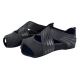 Maxbell 2xNon Skid Women Barre Yoga Shoes Pilates Grip Socks Flexible Machine Wash Black S