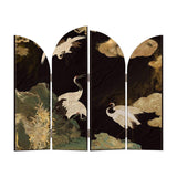 Maxbell Foldable Screen Ornament Decorative for Living Room Entrance Cabinet
