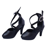 Maxbell 1:4 Scale High Heeled Shoes Doll Sandals for Female Action Figures Doll Model Accs