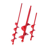 Maxbell 3Pcs Auger Drill Bit for Planting Bedding for Garden Fence Borer Flower Bulb 22cm 37cm 30cm