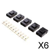 Maxbell 6x5 Pieces Auto Car Boat Truck Blade ATC Fuse Holder Seat Cover Terminals