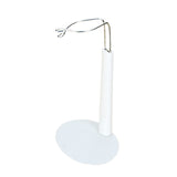 Maxbell Adjustable Doll Stand Display Holder And Pink Plush Coat For Barbie Dolls