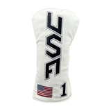 Maxbell Golf Club Cover Anti Scratch Equipment for Women Portable Protection L White Black Text