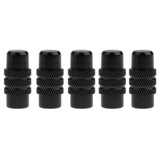 Maxbell 5x Cycling MTB Bicycle Alluminum Alloy Presta Valve Cap Dust Cover Black - Aladdin Shoppers