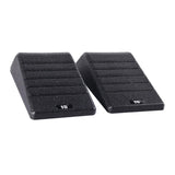 Maxbell 2Pcs Squat Wedge Block Gym Leg Stretching Black Foot Stretcher Balance Board Black