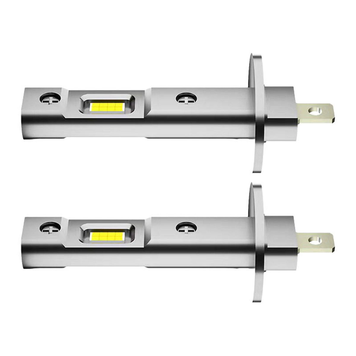 Maxbell 2x H1 LED Bulbs Replace Parts Plug and Play Aluminum Alloy Bright Fog Lights