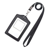 Maxbell 2xID Badge Holder with Neck Lanyard Multipurpose Badge Holder for Shop School
