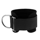 Maxbell Maxbell Exercise Fitness D-ring Ankle Anchor Straps Belt Training Equipment Black