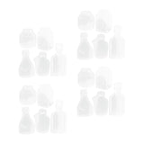 Maxbell Maxbell 20Pcs DIY Transparent Dried Flower Bookmarks for Home Party Favors
