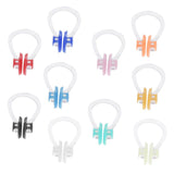 Maxbell 15Pcs Silicone Unisex Swimming Nose Clips Plugs Noseclips for Kids Adults