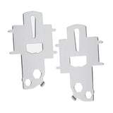 Maxbell 2Pc Marine Deck Plate Keys Boat Gas Cap Keys Fill Plate Keys Yacht Fuel Keys