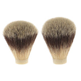 Maxbell 2Piece Shaving Brush Knot for Men Salon Hair Ramoval Cutting Dust Cleansing