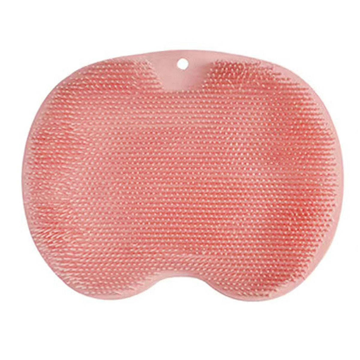Maxbell Shower Foot Scrubber Mat Comfortable Soft Shower Silicone Foot Cleaning Tool Pink