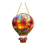Maxbell Hot Air Balloon Suncatcher Hanging Decoration for Living Room Fireplace Door