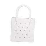 Maxbell Women Girls Beach Bag Waterproof Tote Bag Handbag Portable Summer Travel Bag White