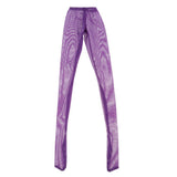 Maxbell Lace Stockings High-elastic Leggings Pants Clothing Doll Accessory For 1/3 BJD Night Lolita Dolls (Purple) - Aladdin Shoppers