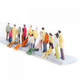 Maxbell 100 Painted Model Trains Figures People Diorama Layout 1:150+12 Trees 1.2 - 6.3"