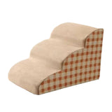 Maxbell Dog Steps Comfortable Dog Stairs Ramp for High Bed Couch Small Dogs and Cats 3 Steps