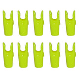 Maxbell 10 Pieces Plastic Arrow Nocks for Archery Hunting Shooting Outdoor Sports Yellow - Aladdin Shoppers