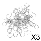 Maxbell 3x100pcs Metal Bra Strap Adjuster Slider/ Hooks Lingerie Sewing 15mm O Ring