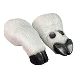 Pig Hoof Hand Shoes Latex Animal Hooves for Night Club Performance Halloween