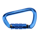 Maxbell Maxbell 28KN Aluminum Rock Climbing Hiking Auto Locking Carabiner blue
