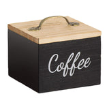 Maxbell Coffee Pod Holder with Lid Versatile Capsule Holder for Counter Kitchen Desk Black