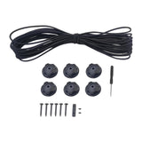 Maxbell Elastic Rope 32.8 ft Organizer Decor Cord for Tent Crafting Kayak Patio
