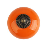 Maxbell 2 x Vintage Retro Round Drawer Cabinet Cupboard Door Pull Handle Knob Orange