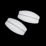 Maxbell 2pairs Women's Silicone Bra Straps Cushions Non-slip Shoulder Pads Nude + White