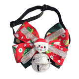 Maxbell Pet Dog Cat Christmas Costume Bow Tie Collars With Ring Bell For Pet Cat Dog