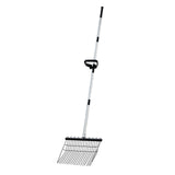 Maxbell Garden Leaves Rake Lightweight Portable Good Helper Sturdy Adjustable Handle
