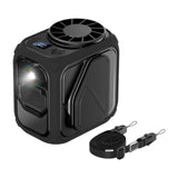 Maxbell Outdoor Waist-hanging Fan Multiuse Quiet Clip on for Barbecue Cycling Hiking Black