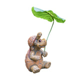 Maxbell Turtle Shaped Statue Decorative Handmade Ornament for Garden Yard Countertop