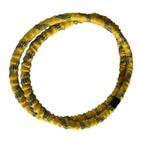 Maxbell Weighted Fitness Hoop Soft Spring Hoop 1.3kg Portable for Home Indoor Travel Yellow