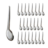 Maxbell 24Pcs Dinner Spoons Polished Soup Spoons for Gravies Cafe Bar Serving Sauce L