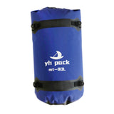 Maxbell Waterproof Duffel Bag Universal Spacious Capacity for Kayaking Travel Hiking blue 80L