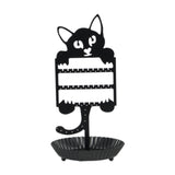 Maxbell Earring Holder Organizer Earring Storage Stand for Dangle Necklace Keychains Cat Styling