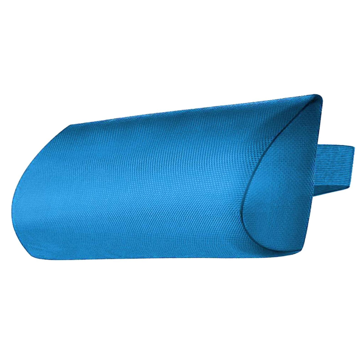 Maxbell Lounge Chair Lunch Break Folding Wicker Chair Sponge Pillow Sky Blue