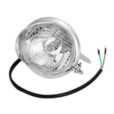 1Pcs 4'' Motorcycle Custom Chrome Spot Light Fog Light Head Lamp for Honda