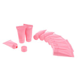 Maxbell Maxbell 10x Empty Cosmetic Tubes Makeup Lotion Cream Container Squeeze Bottle Pink