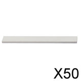 Maxbell 50x6 String Acoustic Guitar Bone Bridge Saddle for Guitar Parts