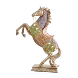 Maxbell Horse Statue Collection Lifelike Horse Figurine for Study Room Desktop Decor Style E