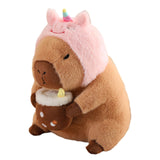 Maxbell Capybara Plush Toys Home Decor Soft Comfortable Capybara Stuffed Toy for Kids Unicorn