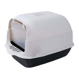 Fully Enclosed Cat Litter Box Easy Tidy Large Semiclosed for Kitten Kitty - Aladdin Shoppers
